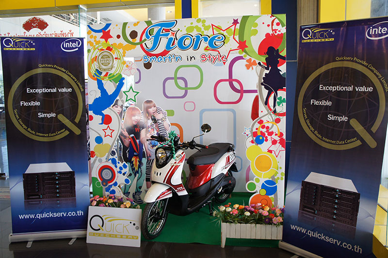 ผู้โชคดีรับรางวัล Yamaha Fino กับทาง QuickServ