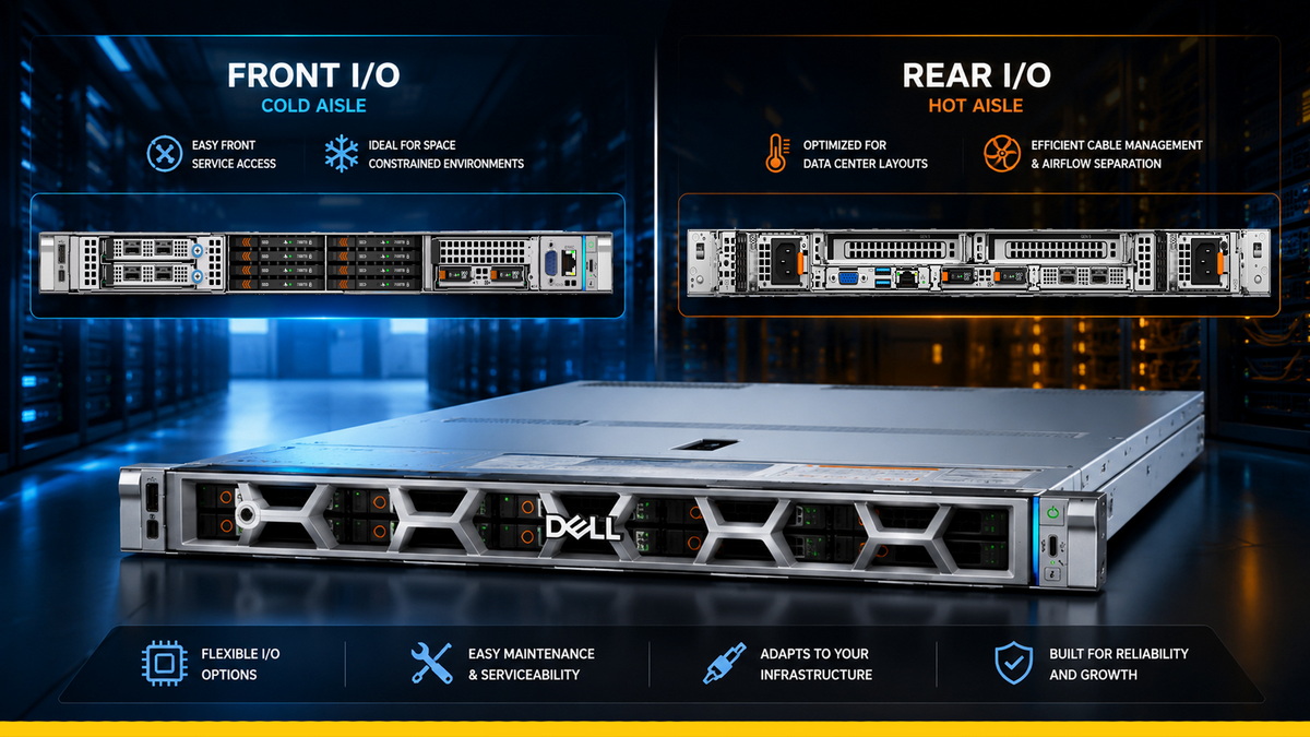 Dell PowerEdge R470 Server 1U Single Socket ประสิทธิภาพคุ้มค่า ประหยัด ...