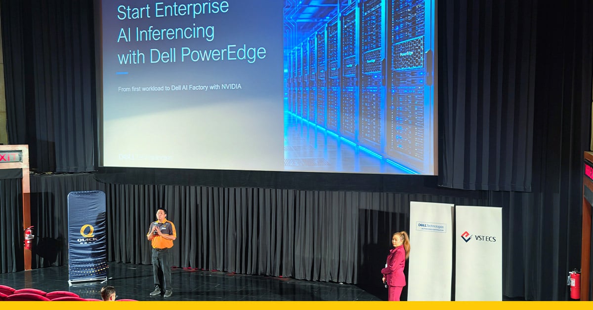 การบรรยาย Enterprise AI Inferencing ด้วย Dell PowerEdge ในงาน Dell Tech Premiere โดย QuickServ